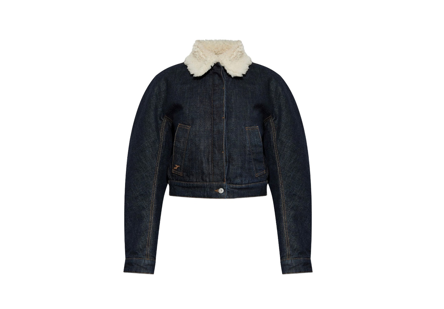 Jacquemus Ovalo de Nîmes denim bomber jacket