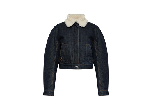 Jacquemus Ovalo de Nîmes denim bomber jacket