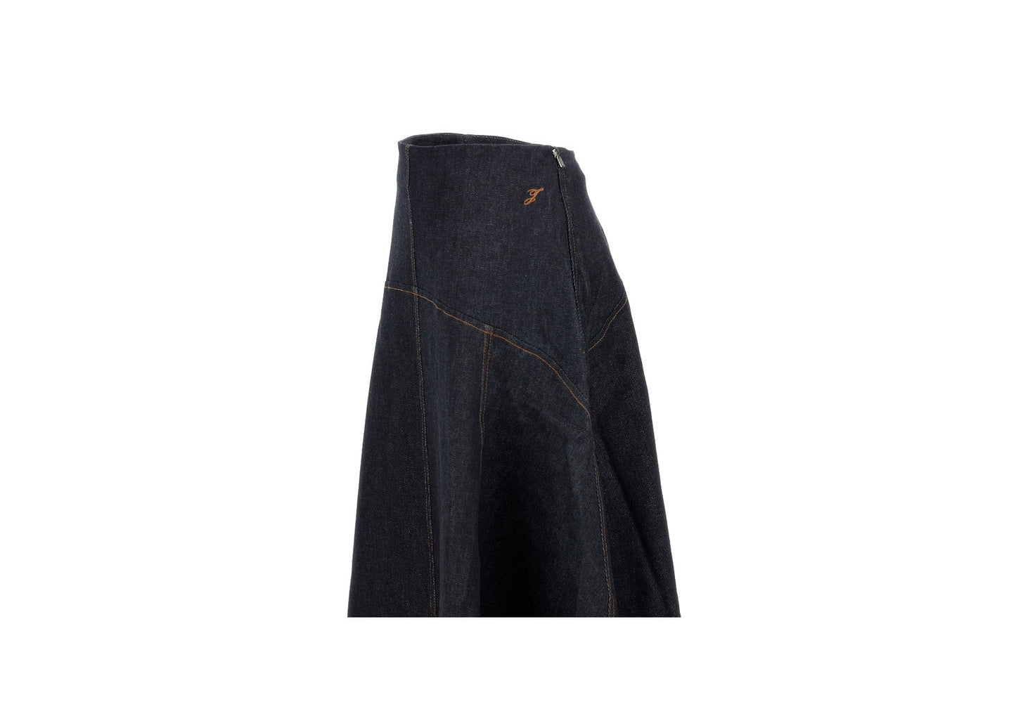 Jacquemus
The Triangle de-Nîmes flared denim skirt
