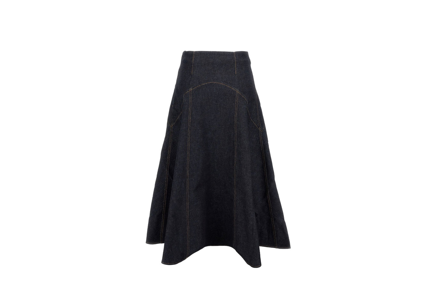 Jacquemus
The Triangle de-Nîmes flared denim skirt