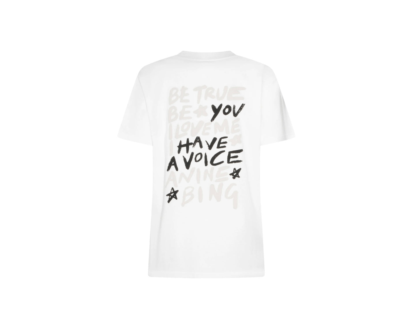 ANINE BING
rear-lettering T-shirt