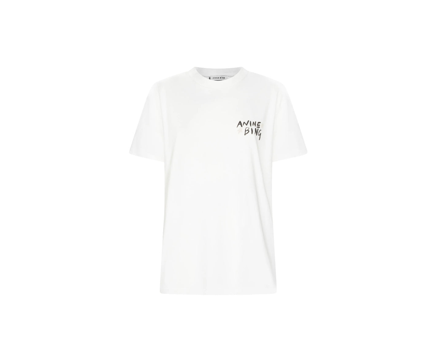 ANINE BING
rear-lettering T-shirt