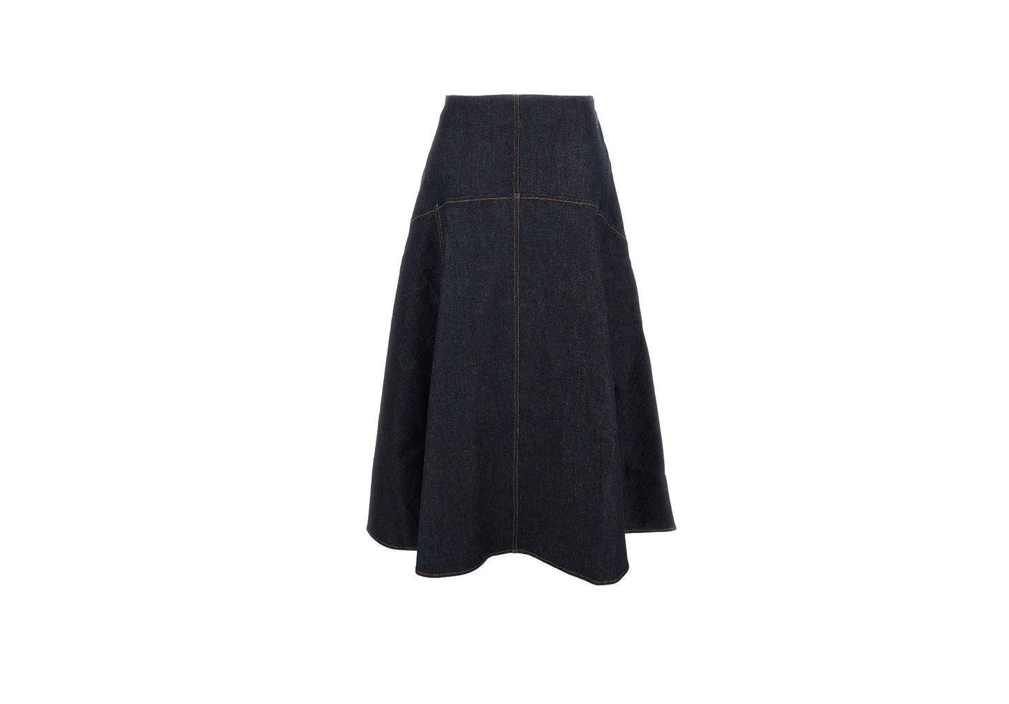 Jacquemus
The Triangle de-Nîmes flared denim skirt