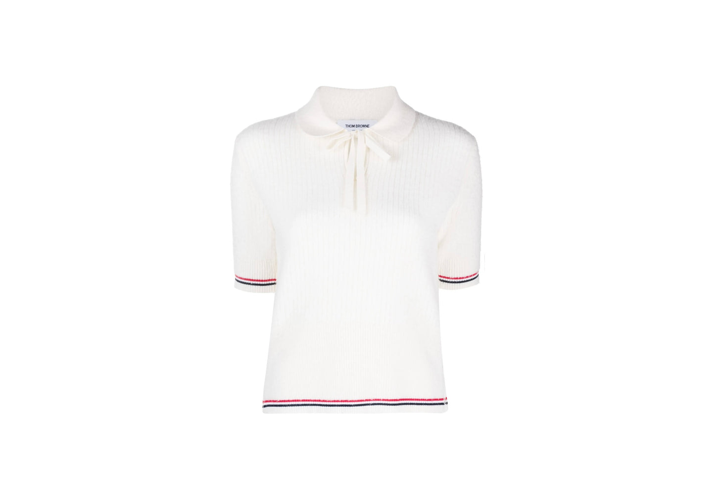 Thom Browne RWB-stripe knitted T-shirt