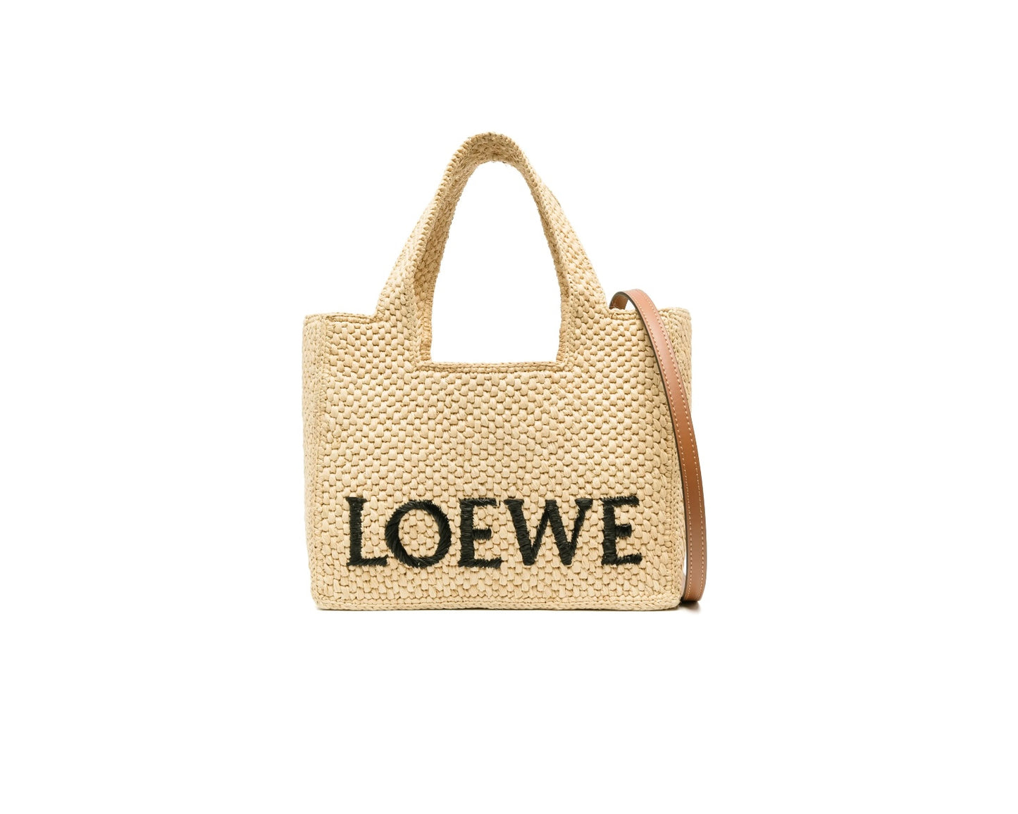 Season
LOEWE
logo-embroidered raffia tote bag