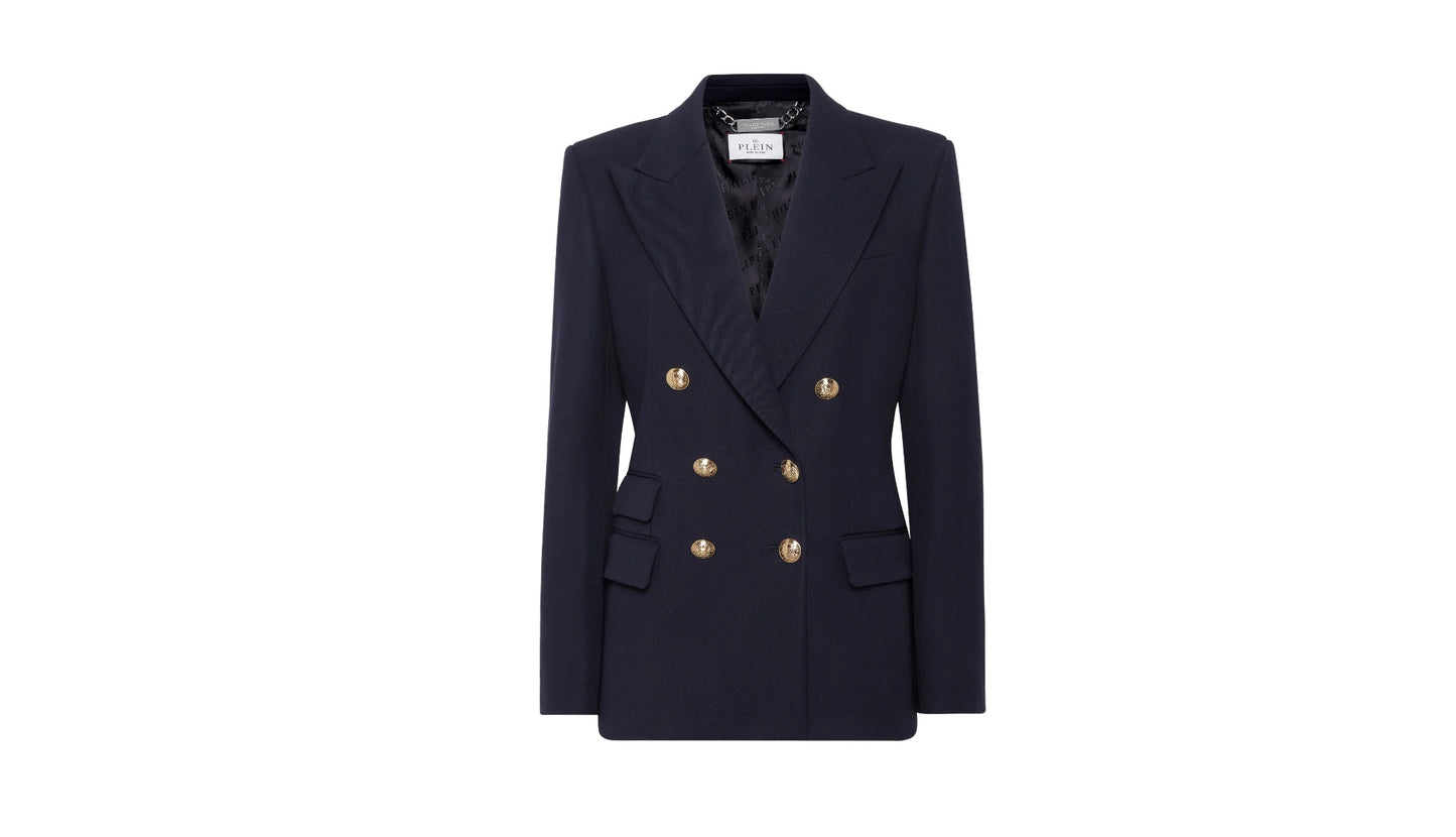 Philipp Plein
Marine double-breasted blazer